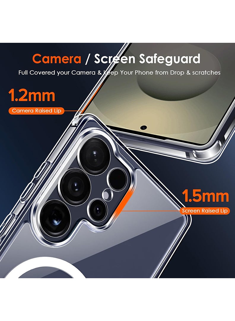 Rivin Samsung Galaxy S25 Ultra Case Magsafe Compatible Strong Magnet Upgraded Shutter Button Delay Yellowing Galaxy S25 Ultra Military-Grade Protection Wear-Resistant S25 Ultra Case Magnetic Compatible - Image 4